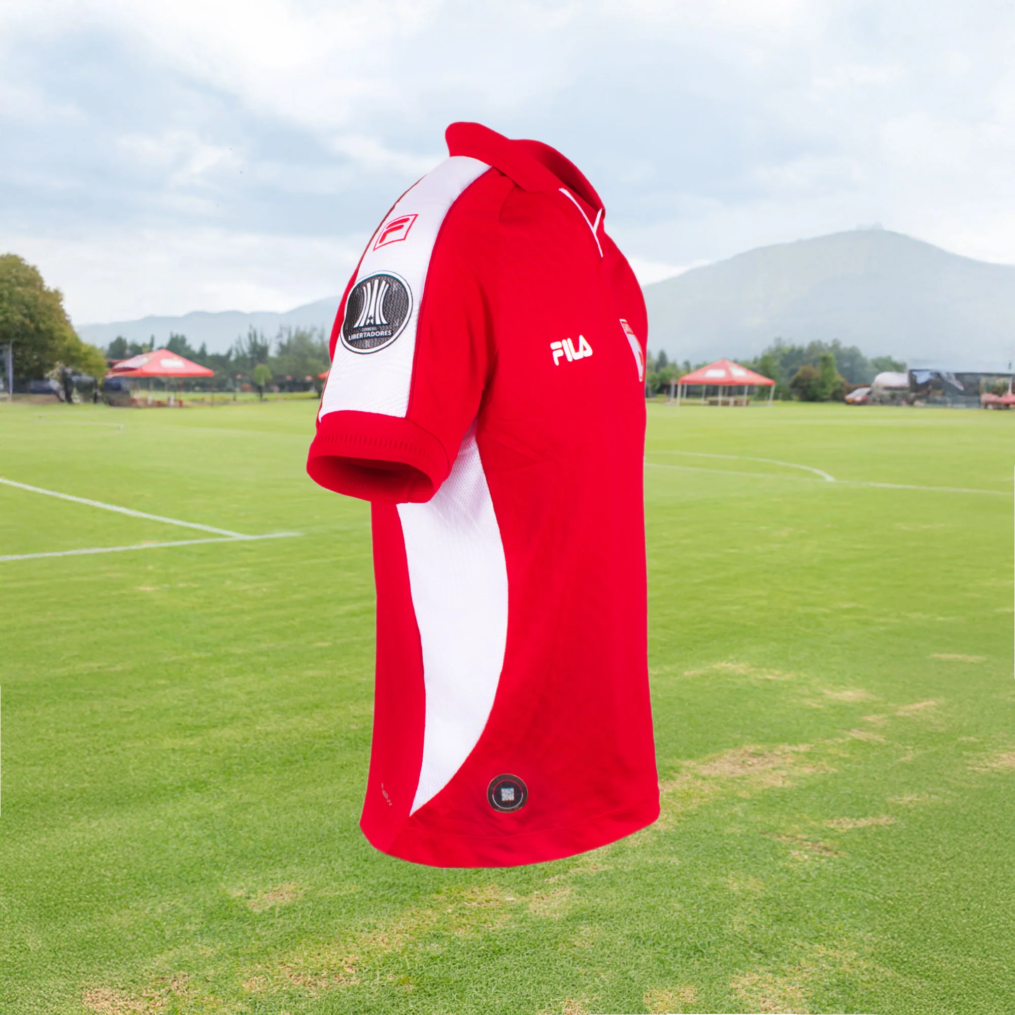CAMISETA MASCULINA FILA INDEPENDIENTE SANTA FE HOME COPA LIBERTADORES 2026 - Image 3